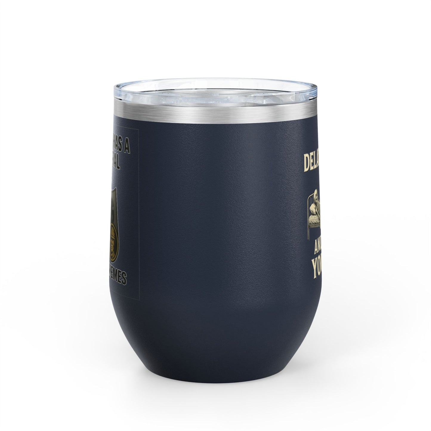 Funny Army Meme Wine Tumbler, 12oz - Perfect Gift for Veterans, Army Moms, Bachelorette Parties, Humor Lovers, Home Bar