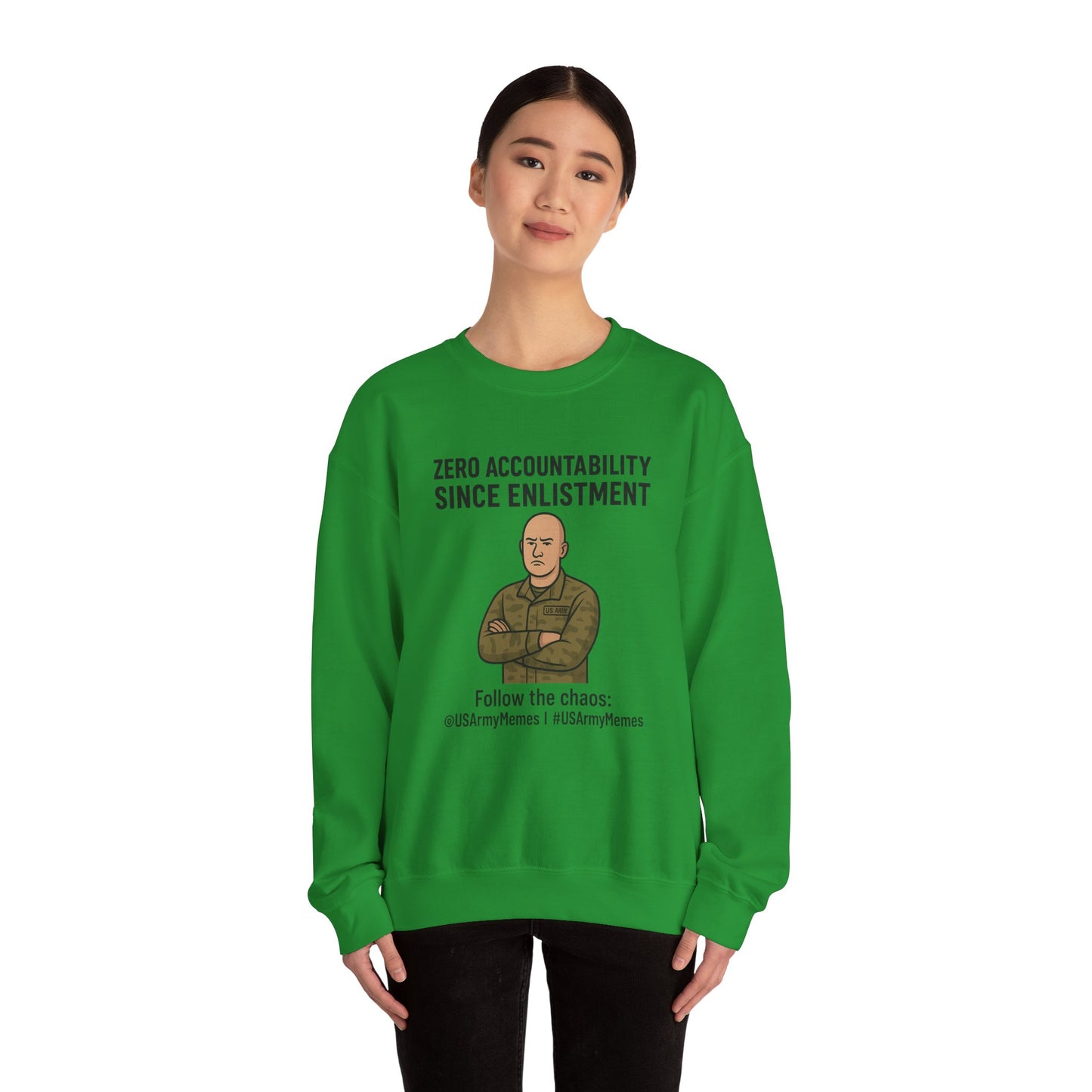 Meme Crewneck Sweatshirt - US Army Memes Collection