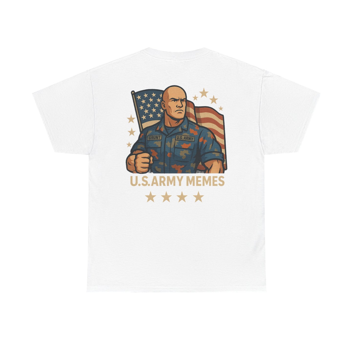 Unisex Heavy Cotton Tee | 2025 NBA Champions, Patriot Humor Shirt, U.S. Army Memes Apparel, Military Tee, Sports Fan Gifts