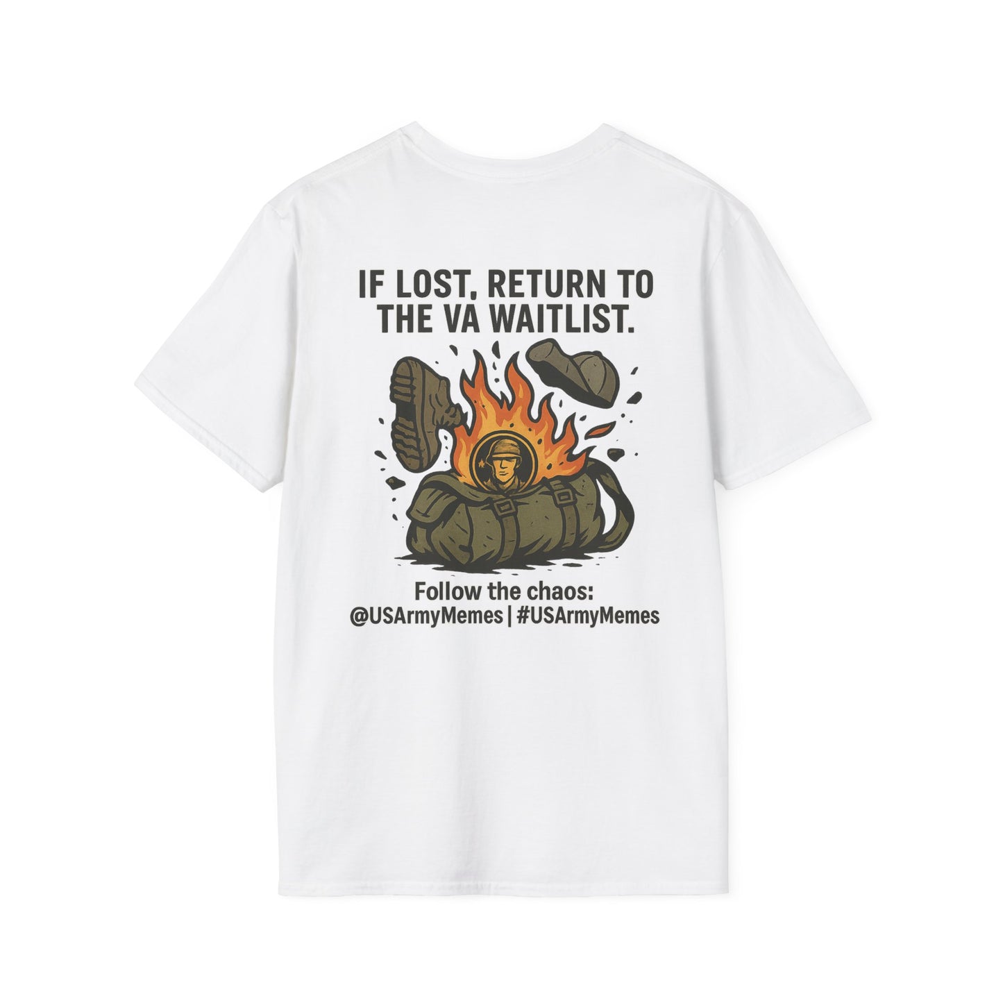 Funny Unisex Graphic T-Shirt with Memes, Army Humor Shirt, Casual Gift for Veterans, Military Appreciation Tee, Birthday Gift Idea