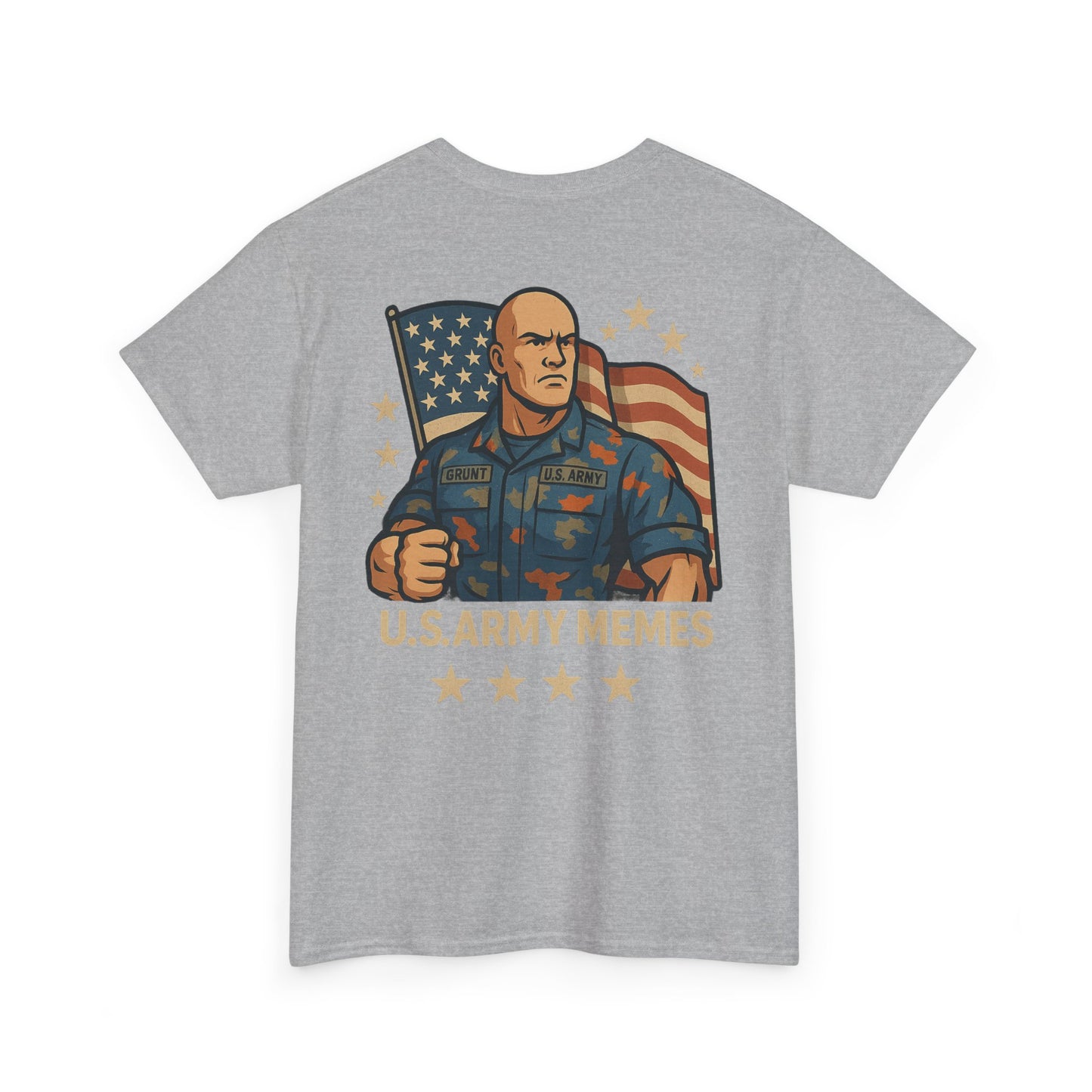 Unisex Heavy Cotton Tee | 2025 NBA Champions, Patriot Humor Shirt, U.S. Army Memes Apparel, Military Tee, Sports Fan Gifts