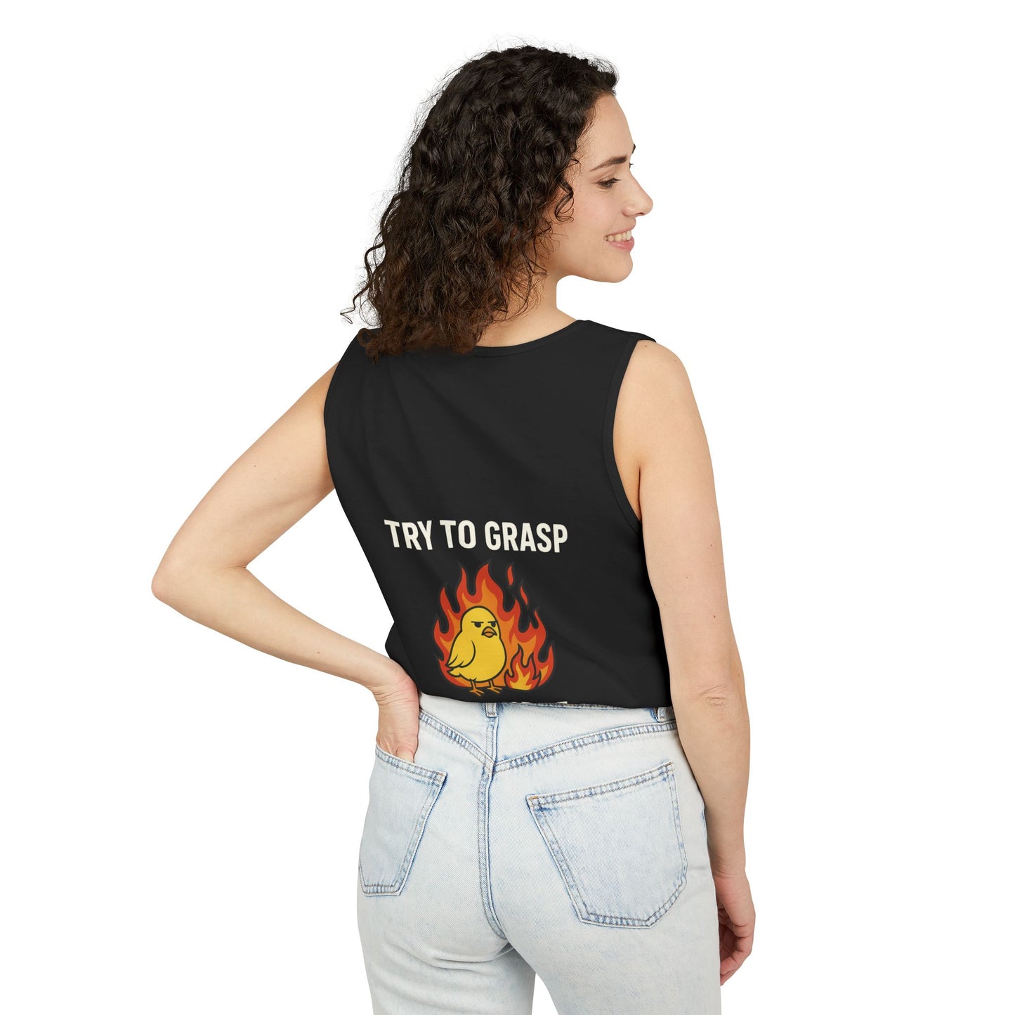Whimsical Bird Tank Top - Fun Unisex Apparel for Summer, Casual Wear, Gifts for Bird Lovers, Unique Graphic Tees, Funny Summer Tanks
