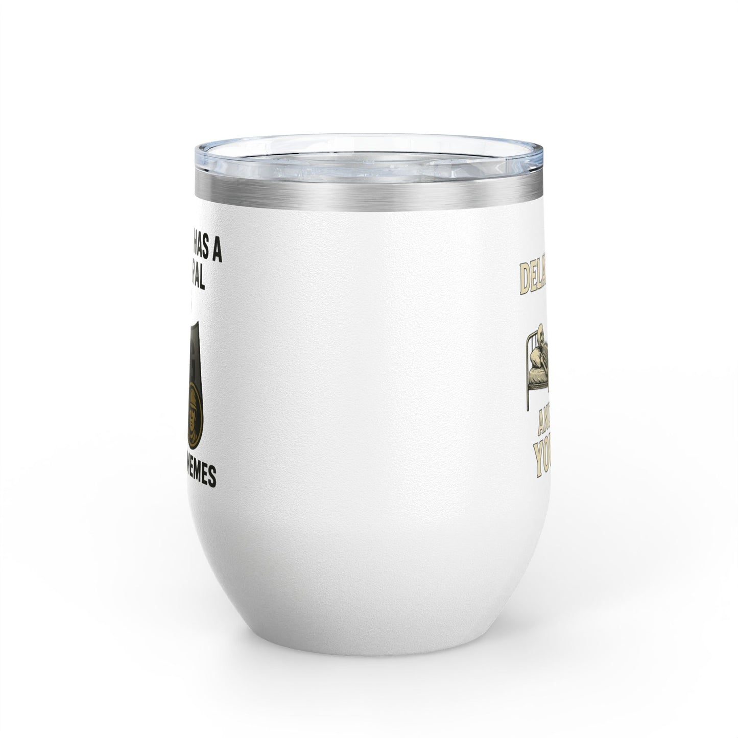 Funny Army Meme Wine Tumbler, 12oz - Perfect Gift for Veterans, Army Moms, Bachelorette Parties, Humor Lovers, Home Bar