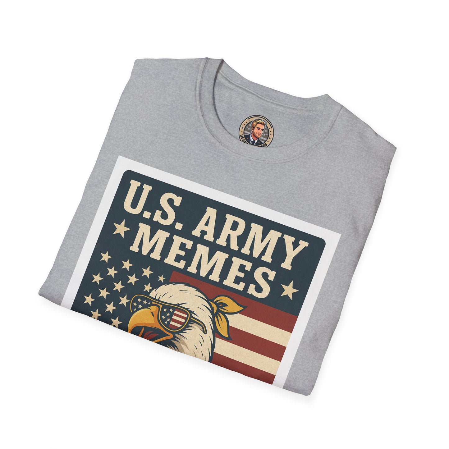 Patriotic Graphic Tee, Funny Army T-Shirt for Veterans, 4th of July Shirt, Memes Lover Gift, Casual Wear, Military Humor Apparel