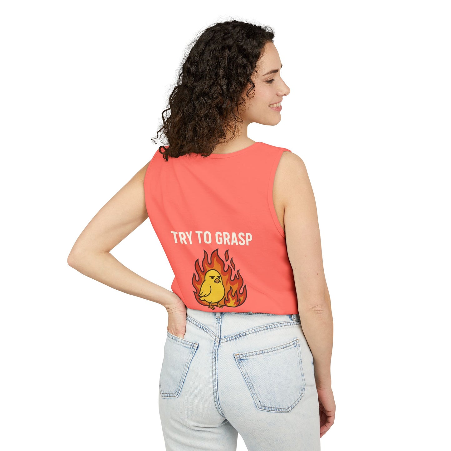 Whimsical Bird Tank Top - Fun Unisex Apparel for Summer, Casual Wear, Gifts for Bird Lovers, Unique Graphic Tees, Funny Summer Tanks