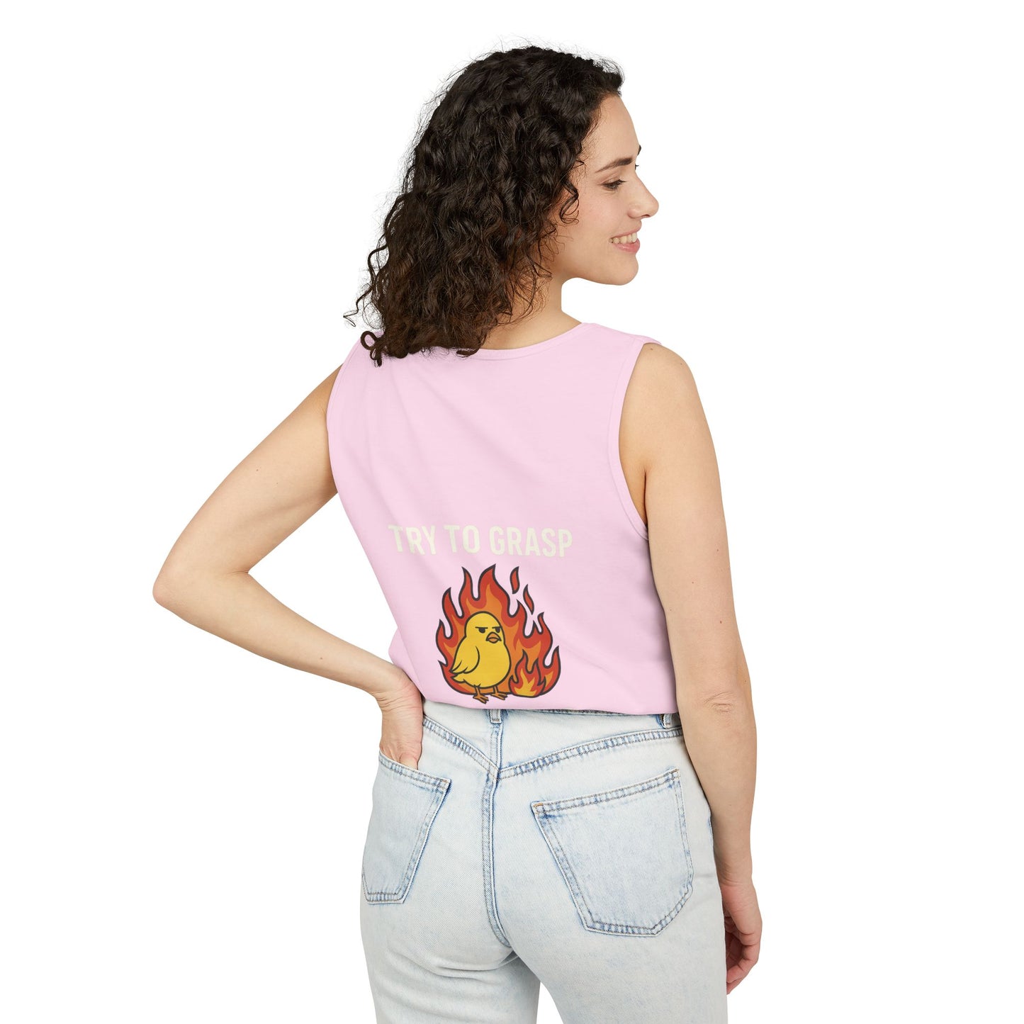 Whimsical Bird Tank Top - Fun Unisex Apparel for Summer, Casual Wear, Gifts for Bird Lovers, Unique Graphic Tees, Funny Summer Tanks