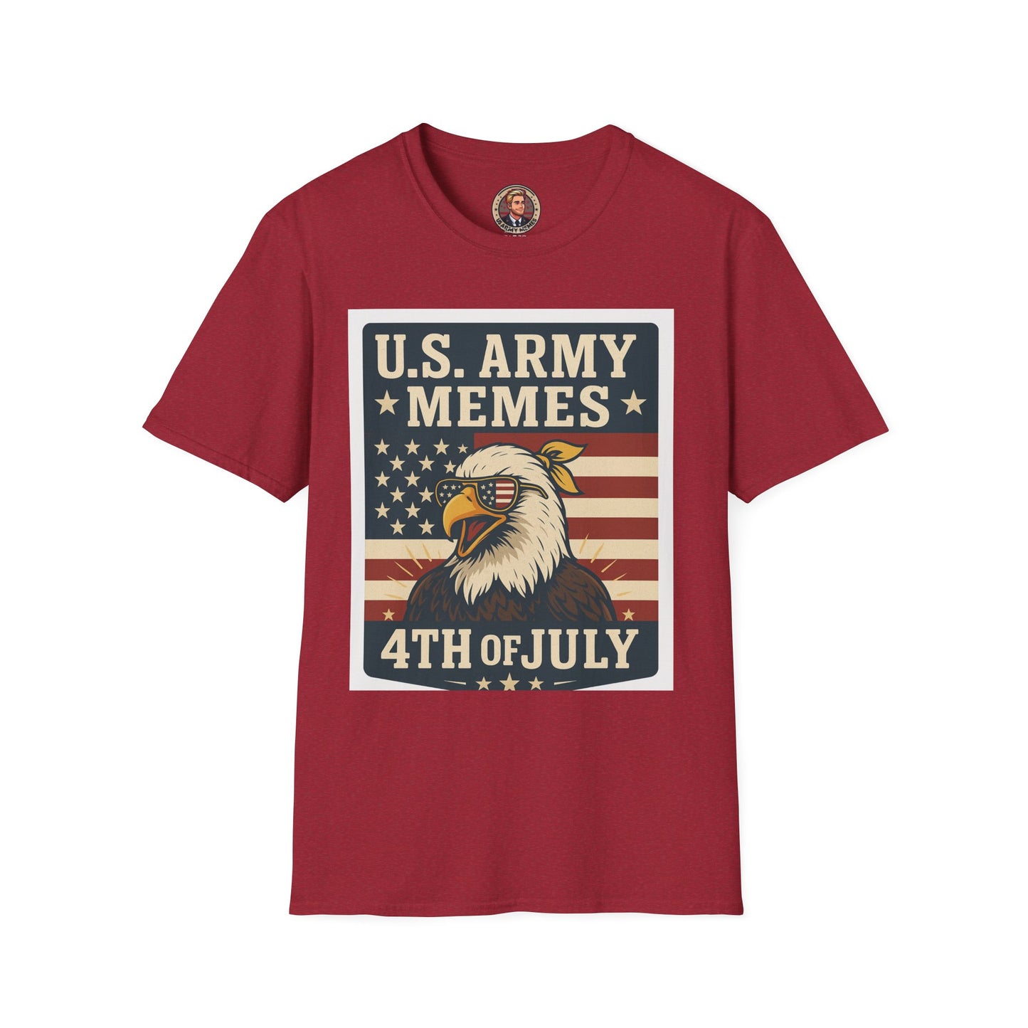 Patriotic Graphic Tee, Funny Army T-Shirt for Veterans, 4th of July Shirt, Memes Lover Gift, Casual Wear, Military Humor Apparel