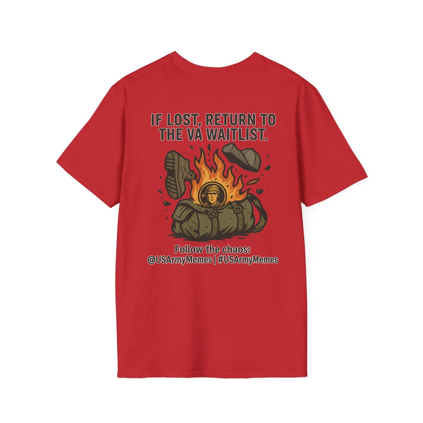Funny Unisex Graphic T-Shirt with Memes, Army Humor Shirt, Casual Gift for Veterans, Military Appreciation Tee, Birthday Gift Idea