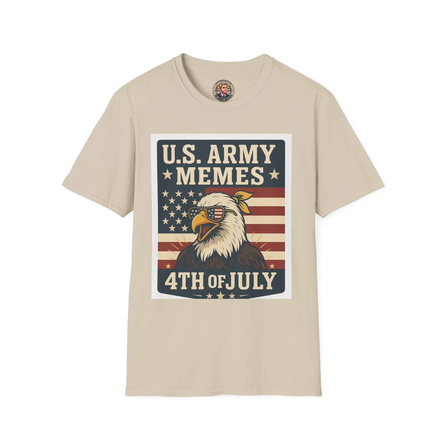 Patriotic Graphic Tee, Funny Army T-Shirt for Veterans, 4th of July Shirt, Memes Lover Gift, Casual Wear, Military Humor Apparel
