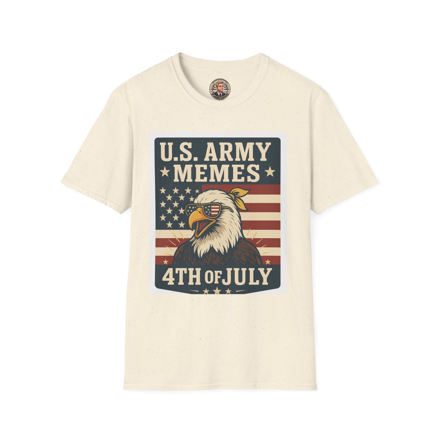 Patriotic Graphic Tee, Funny Army T-Shirt for Veterans, 4th of July Shirt, Memes Lover Gift, Casual Wear, Military Humor Apparel