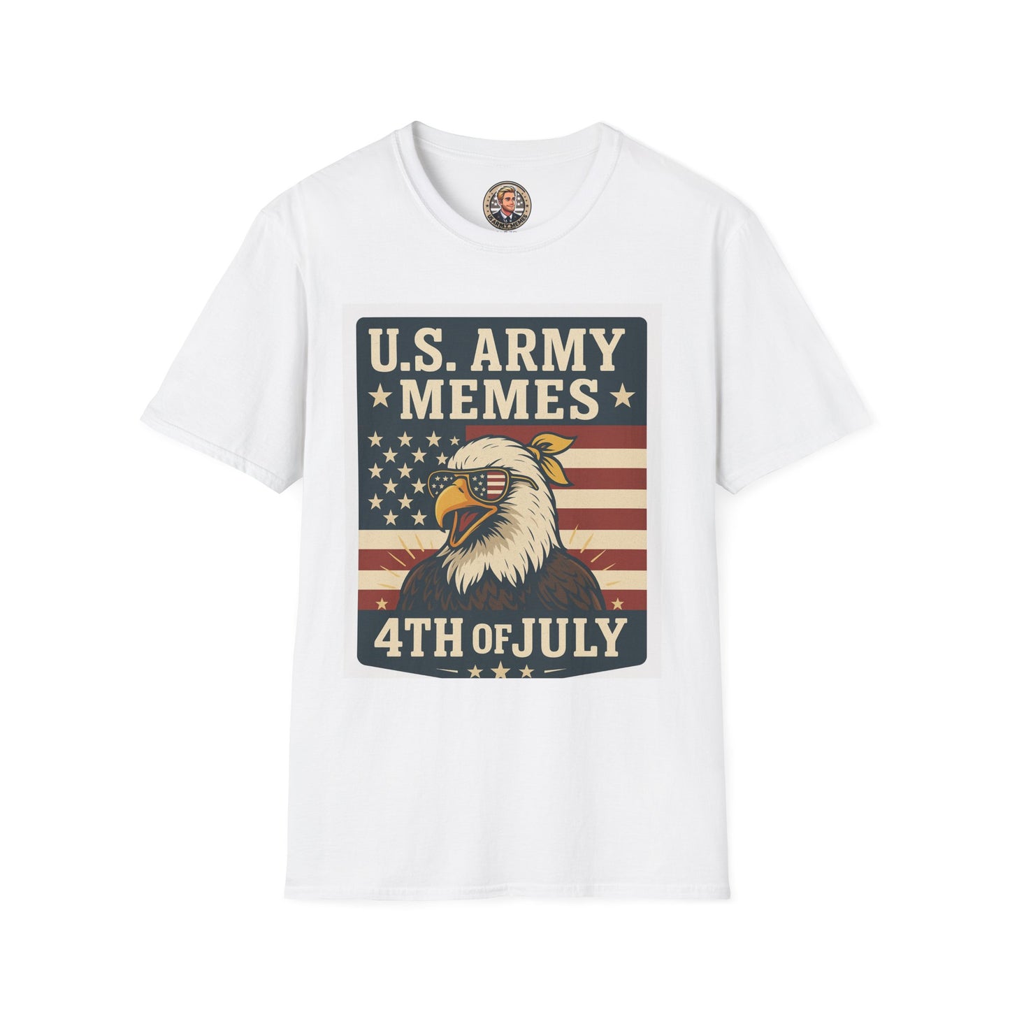 Patriotic Graphic Tee, Funny Army T-Shirt for Veterans, 4th of July Shirt, Memes Lover Gift, Casual Wear, Military Humor Apparel