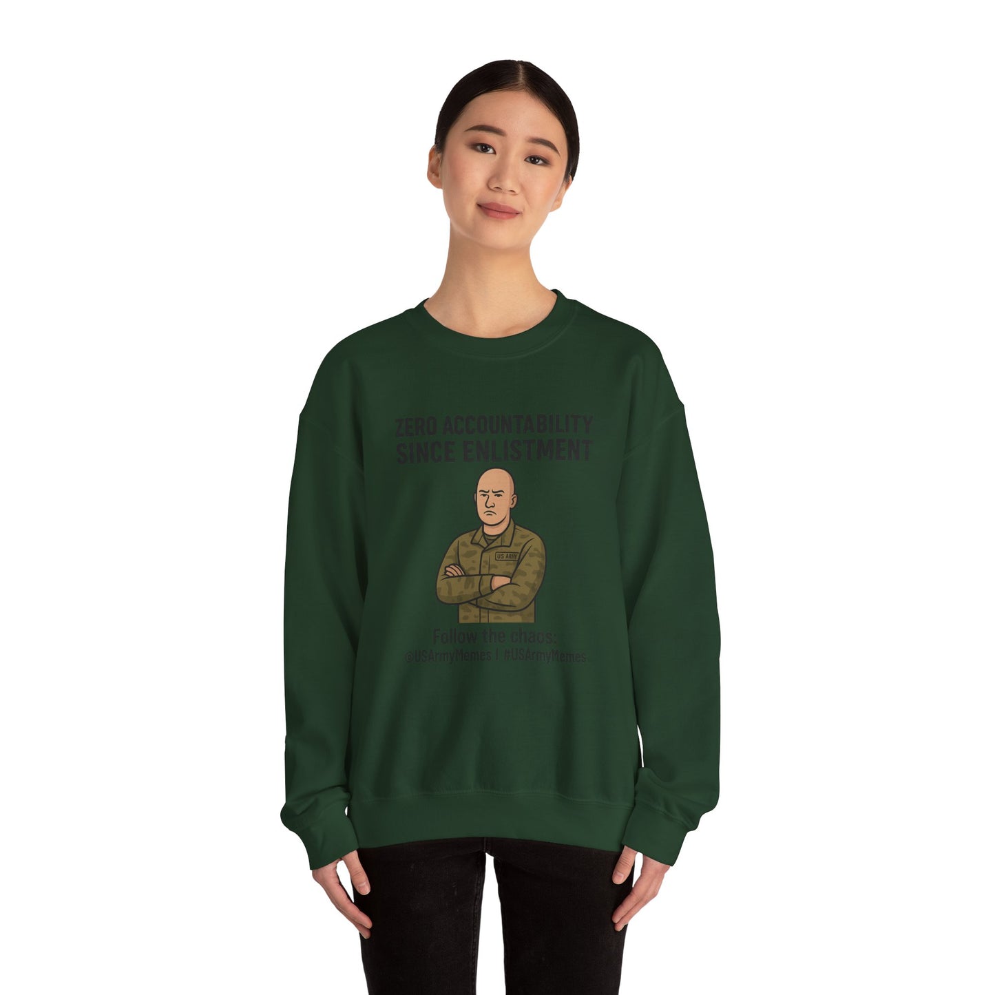 Meme Crewneck Sweatshirt - US Army Memes Collection
