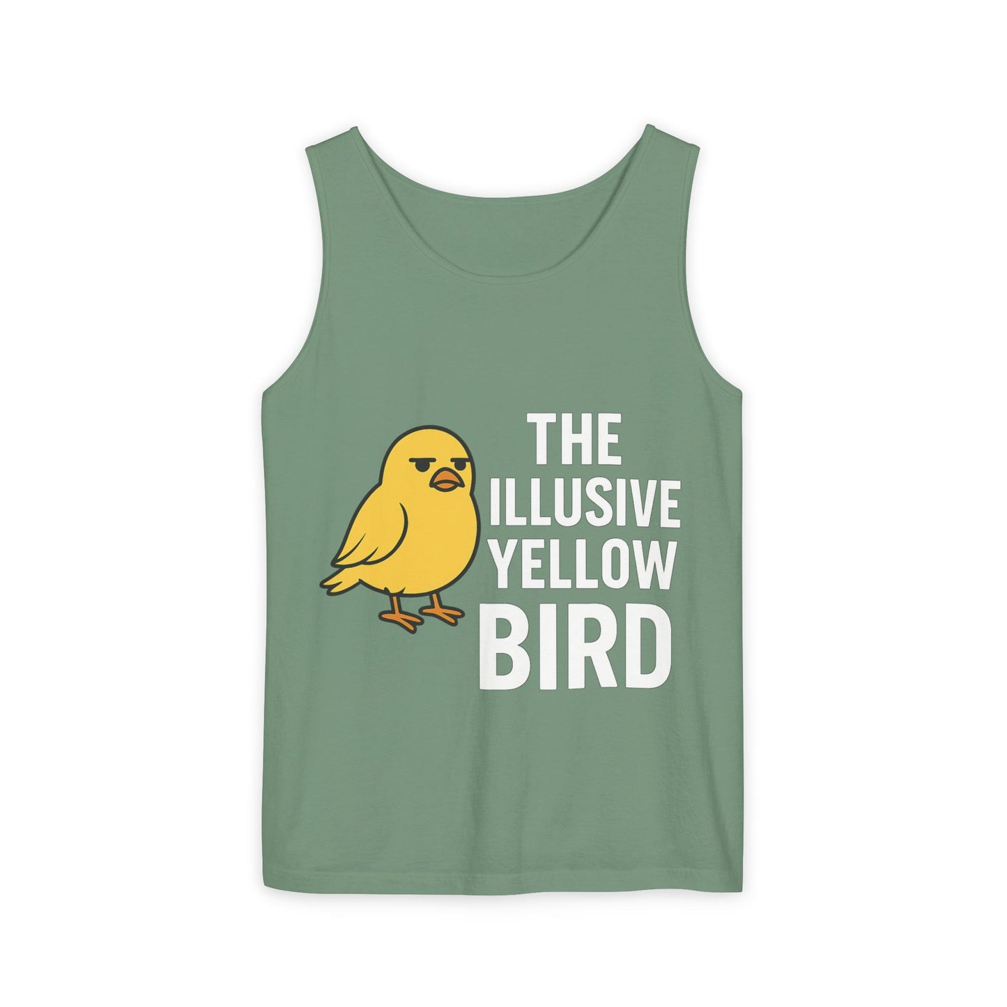 Whimsical Bird Tank Top - Fun Unisex Apparel for Summer, Casual Wear, Gifts for Bird Lovers, Unique Graphic Tees, Funny Summer Tanks