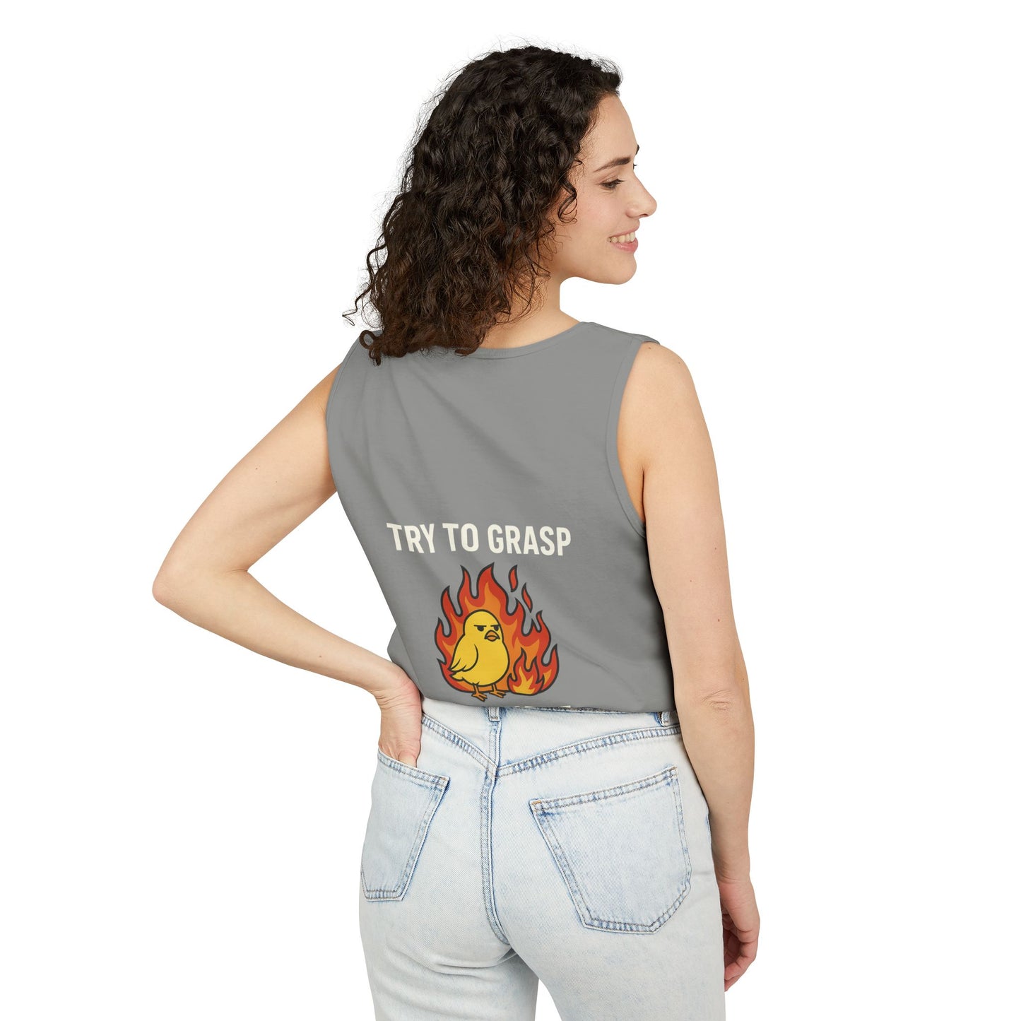 Whimsical Bird Tank Top - Fun Unisex Apparel for Summer, Casual Wear, Gifts for Bird Lovers, Unique Graphic Tees, Funny Summer Tanks