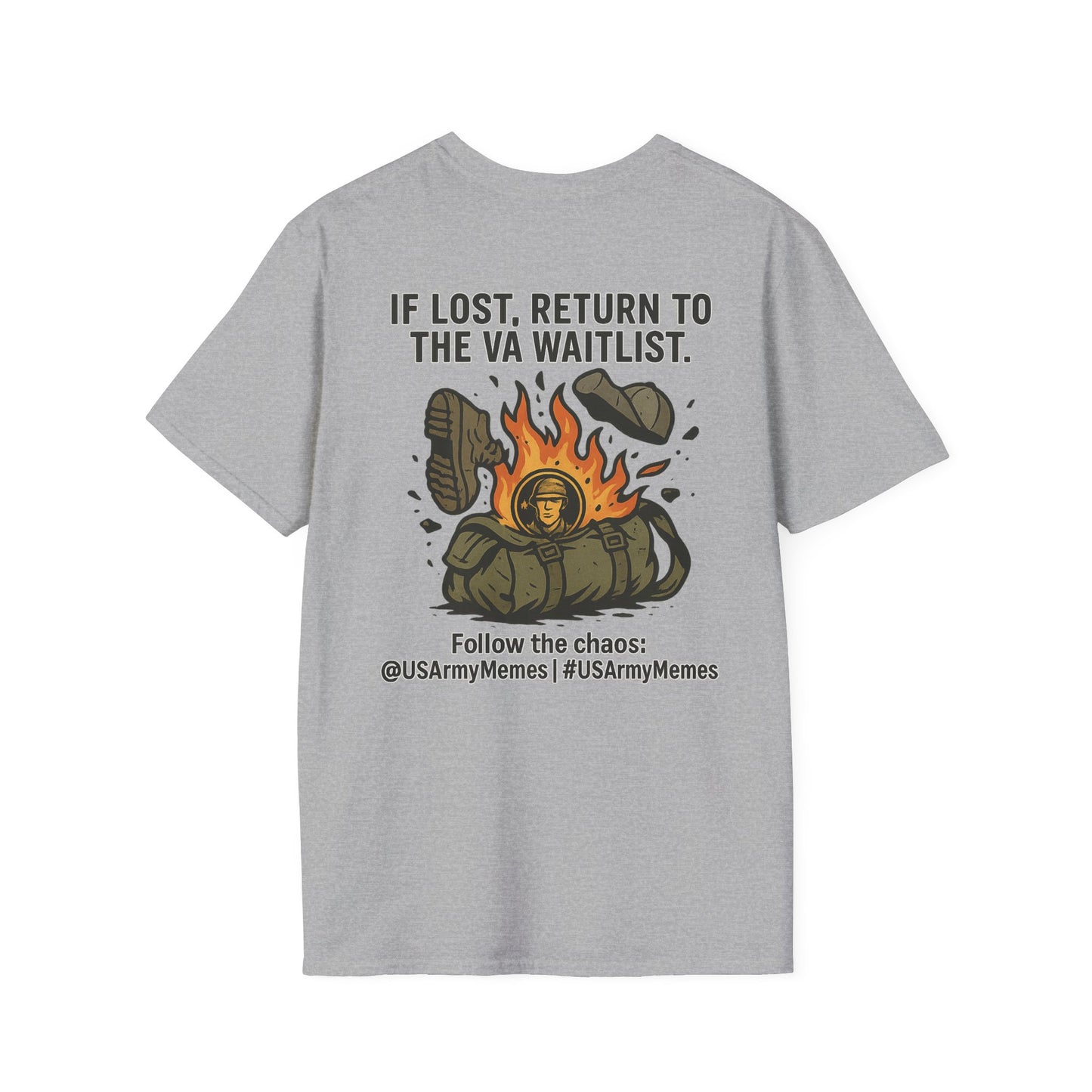 Funny Unisex Graphic T-Shirt with Memes, Army Humor Shirt, Casual Gift for Veterans, Military Appreciation Tee, Birthday Gift Idea