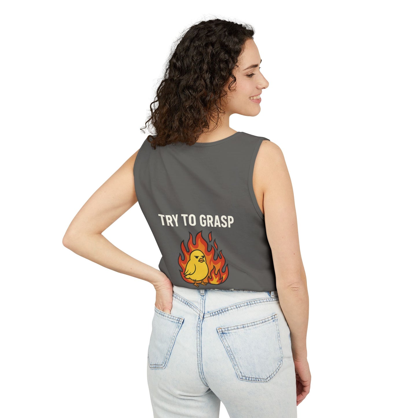 Whimsical Bird Tank Top - Fun Unisex Apparel for Summer, Casual Wear, Gifts for Bird Lovers, Unique Graphic Tees, Funny Summer Tanks