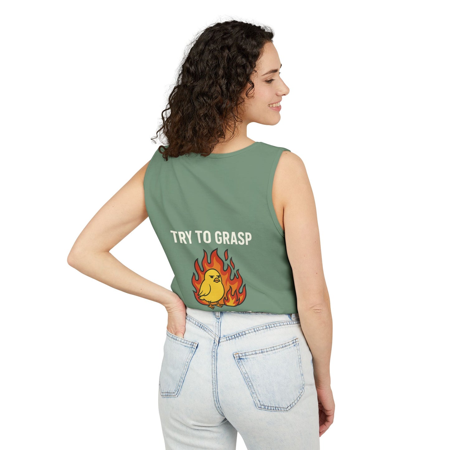 Whimsical Bird Tank Top - Fun Unisex Apparel for Summer, Casual Wear, Gifts for Bird Lovers, Unique Graphic Tees, Funny Summer Tanks
