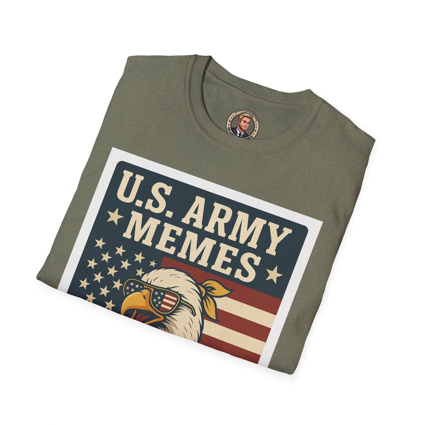 Patriotic Graphic Tee, Funny Army T-Shirt for Veterans, 4th of July Shirt, Memes Lover Gift, Casual Wear, Military Humor Apparel