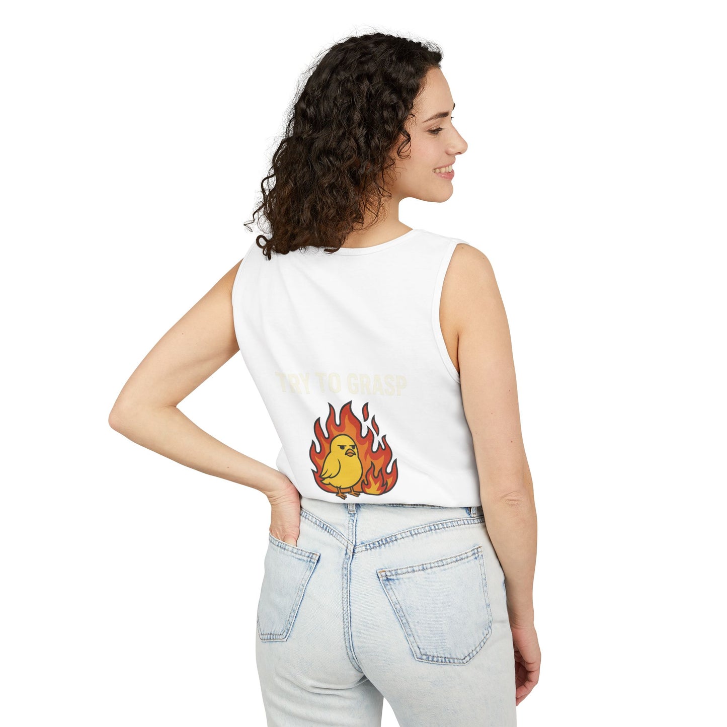 Whimsical Bird Tank Top - Fun Unisex Apparel for Summer, Casual Wear, Gifts for Bird Lovers, Unique Graphic Tees, Funny Summer Tanks