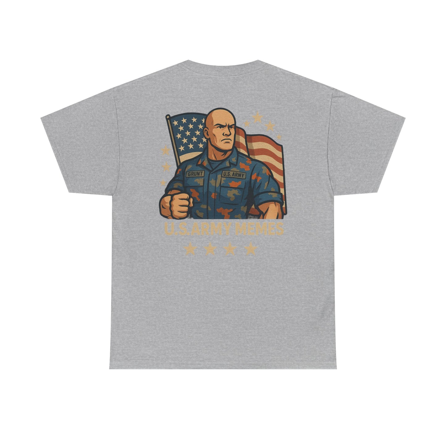 Unisex Heavy Cotton Tee | 2025 NBA Champions, Patriot Humor Shirt, U.S. Army Memes Apparel, Military Tee, Sports Fan Gifts