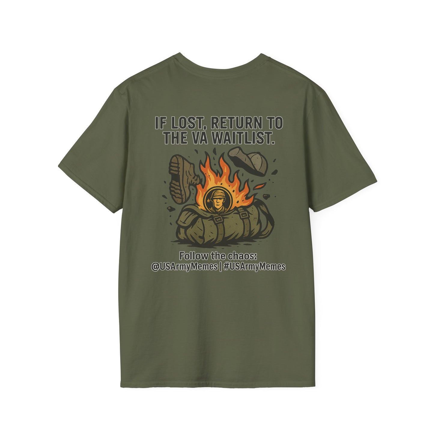 Funny Unisex Graphic T-Shirt with Memes, Army Humor Shirt, Casual Gift for Veterans, Military Appreciation Tee, Birthday Gift Idea