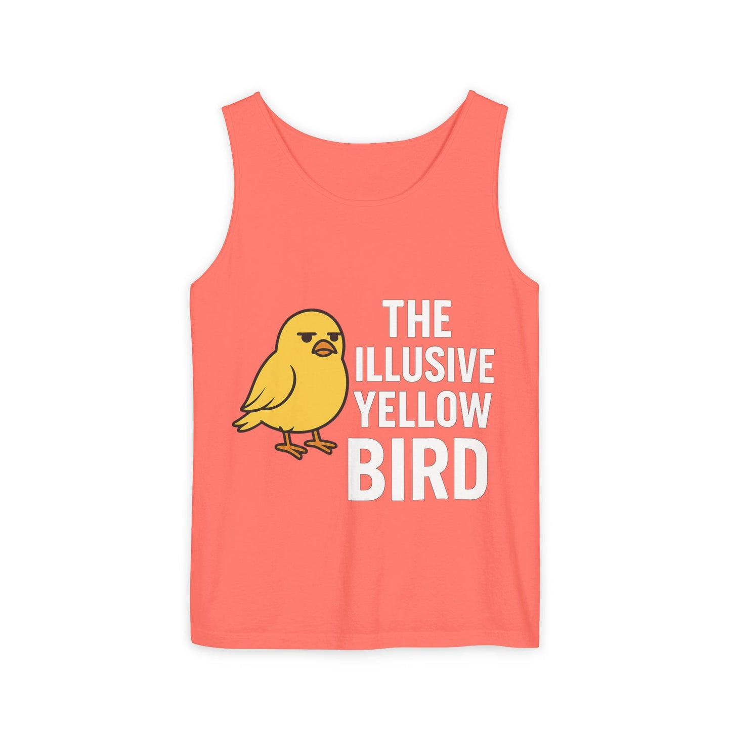Whimsical Bird Tank Top - Fun Unisex Apparel for Summer, Casual Wear, Gifts for Bird Lovers, Unique Graphic Tees, Funny Summer Tanks