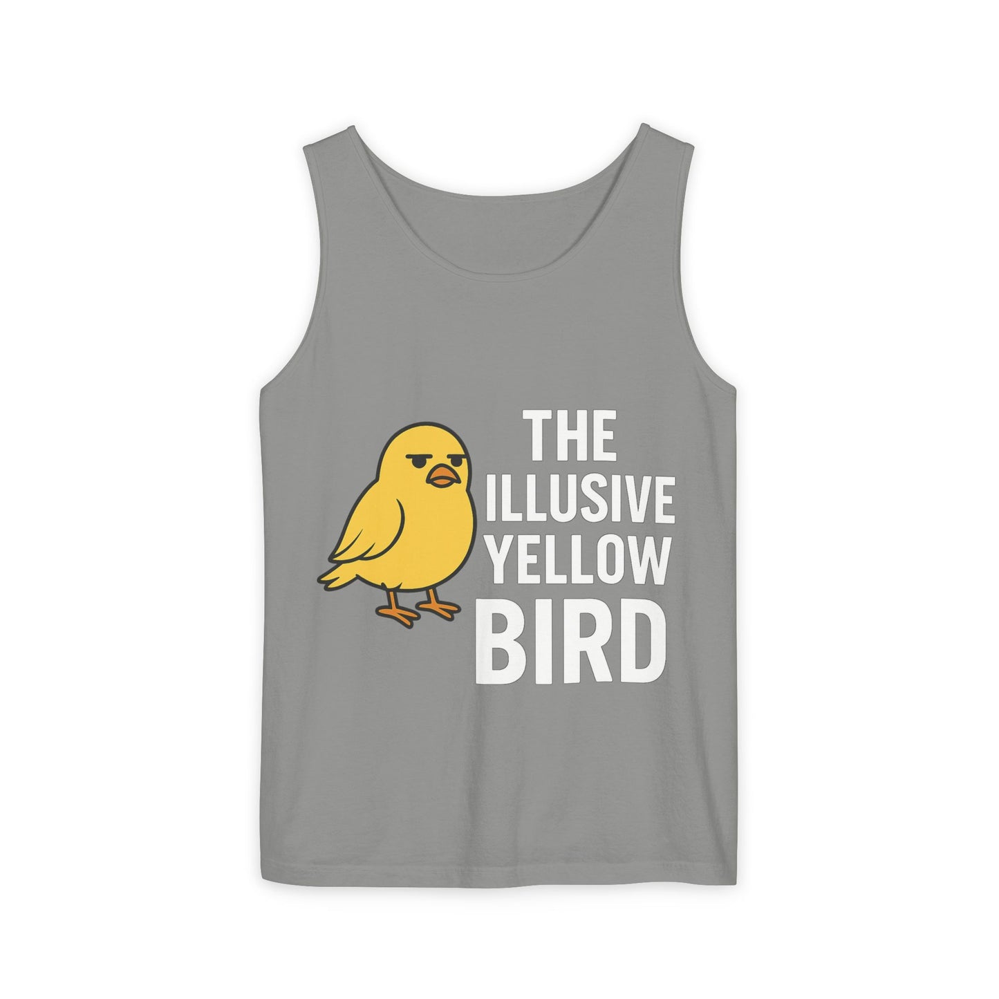 Whimsical Bird Tank Top - Fun Unisex Apparel for Summer, Casual Wear, Gifts for Bird Lovers, Unique Graphic Tees, Funny Summer Tanks
