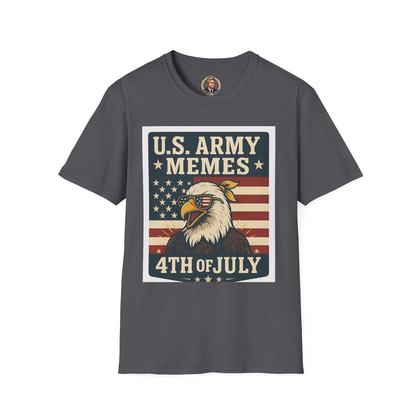 Patriotic Graphic Tee, Funny Army T-Shirt for Veterans, 4th of July Shirt, Memes Lover Gift, Casual Wear, Military Humor Apparel