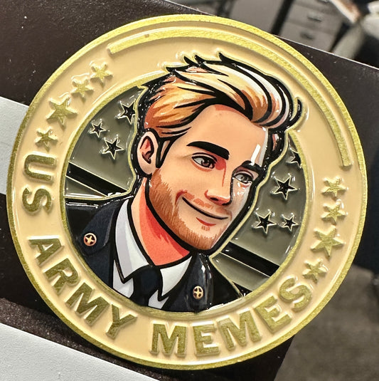 U.S. Army memes challenge coin